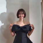  초미니 리본 드레스 입고 활짝 ‘러블리 단발 여신’ [<b>SNS</b>]