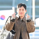 [현장포토] "여심저격, 손하트"…<b>주헌</b>, 로맨틱 출국
