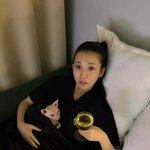 故설리 <b>반려묘</b>, 김선아 품에서 얌전히…"시간아 멈춰"