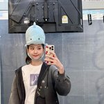 블랙핑크 지수, 상어 모자가 이렇게 귀여울 일