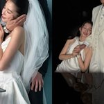 '5월 결혼' 아이린, 남편 품에 안겨 환한 미소…이현이 "너무...