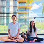 추성훈’ 야노 시호 근황, 딸 추사랑과 <b>명상</b>?