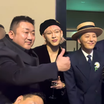 지드래곤 얼굴이 마동석 <b>주먹</b>만 하네…옆자리서 속닥속닥