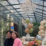 '만삭' 손담비︎이규혁, 행복한 <b>엄빠</b>..화려한 베이비샤워 똑 닮은...