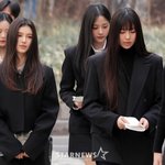 어도어 가처분 <b>심문</b>기일 출석하는 뉴진스[포토]