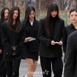 뉴진스 '가처분 <b>심문</b>기일 출석'[포토]