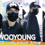 에이티즈 우영, 아직 쌀쌀하지만 스윗하게~️(입국)[뉴스엔TV]