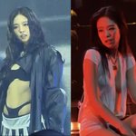 "선정적 vs 섹시" 제니, 팬들 반응 갈리는 새 무대 의상 '극과...