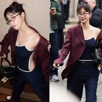 시렵겠어! 파리에서 보디슈트 드러낸 자신감 풀충 잇걸 프렌치 <b>모던</b>룩