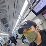 진구, 세상 털털한 지하철 출근길…"현장 가는 길 매우 빠름"