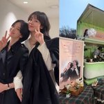 닮아 <b>의리</b>도 예뻐..송혜교, 차주영 커피차 응원에 "고마워"