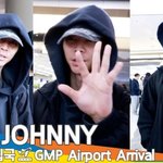 <b>NCT</b> 127 ‘쟈니’, 별⭐ 다섯❣️ 빛나는 손인사 (입국)[뉴스엔TV]