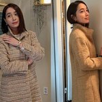 수천만 원짜리 코트 인증샷인 줄 알았는데..“<b>이미</b> 미모가 명품이라”
