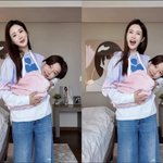 이다해, <b>세븐</b> 똑닮은 아들 품에 안았다 "엄마와 아들"