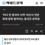중국인들이 전국에 산불 내고 <b>다님</b>