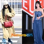 “청바지로 바닥 청소?” 제니→기은세, <b>땅</b>에 끌리는 청바지가 올 봄...