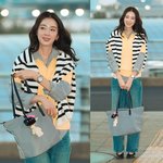 '5월의 신부' 아이린, 니트에 니트! 설레는 숄더로빙룩 <b>LA</b> 출국길