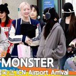 [댓글부탁해] 베이비몬스터, 양손 가득~ 꽃밭에 꽃 (입국)[뉴스엔TV]