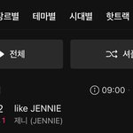 제니 멜론 <b>탑백</b> 2위 피크