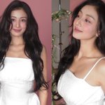 '윤성빈 열애설' 지효, 봄을 부르는 미모..절친 정연도 "누구세요"