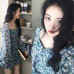뼘 성숙 '정년이' 얼음공주! 은근 글래머 꽃무늬 <b>셋업</b> 데일리룩