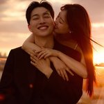 '송지은' 박위, 두 발로 선 웨딩화보 '뭉클'.."일어서서 손잡고...