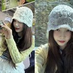 크러쉬 조이, 日 기차역서 시선 <b>올킬</b>…레이스 미니에 니트햇까지 완벽...