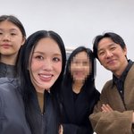 엄정화·윤혜진·엄지온, 엄태웅 기 제대로 살렸다..복귀 응원하러...
