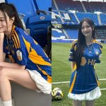 에이핑크 <b>오하영</b>, 연예계 대표 축덕이라더니 ‘축구 여신’까지 정조준