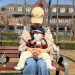 '금융인' 손연재, 아들 안고 외출 "아기는 도련님"