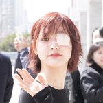 [현장포토] "아프면 안대"...<b>지유</b>, 단발머리 미소녀