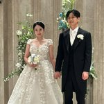 강은비, 17년 얼짱 남사친과 결혼…"제일 행복한 신랑신부 됐다"