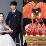'이승기' 이다인, 결혼 2주년 자축..손 하트에 "땡큐"