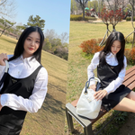 '혜리의 여자' <b>정수빈</b>, 툭 치면 큰일 날 젓가락 각선미