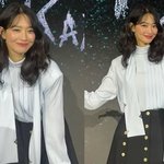 신민아, 스카프 두른 세련미! 우아한 여신미모 뽐낸 블랙앤화이트...