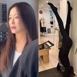 ‘48세’ 김희선, 헉 소리나는 애플힙 레깅스핏‥요가 여신 된 근황