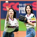 신예은,'청바지 여신의 아름다운 시구' [O! SPORTS <b>숏폼</b>]