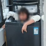10대 소녀 세탁기에 갇히는 황당한 사고