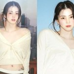 골반에 타투...한소희, 퇴폐적인데 청순해