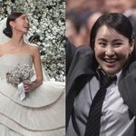 드레스+훈남 아닌 남편’ 화제 속, <b>부케</b> 받은 조현아 “만세!”