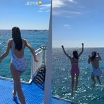 수영복 입은 김옥빈·채서진, 손 꼭 잡고 바다 다이빙‥우월한 배우...