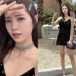 아나, 코첼라 40도 폭염 속 아이유 드레스 입었네‥<b>살벌</b>한 S라인