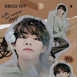 방탄 <b>데코</b>키트 비하인드 배경화면 뷔