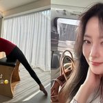 ‘48세’ 김희선 “포토샵 아니에요” 해명 부른 레깅스 <b>뒤태</b>