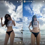 티아라 효민, 결혼 후 자신감↑…과감 비키니 자태