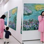 솔비, 천국에 계신 아버지께 띄우는 편지..그림 본 여배우 '감동'...