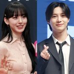 샤이니 <b>태민</b>X노제, '백허그+팔짱 스킨십' 열애설..소속사 "확인...