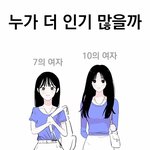 궁금한데 키까지 크고 <b>비율</b>좋아야 10의여자임?