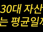 요즘 30대 평균 자산...