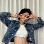 박규영, 속옷 노출도 트렌디하게…청청 패션으로 <b>청량</b> 포인트